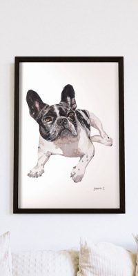 Lily Framed
