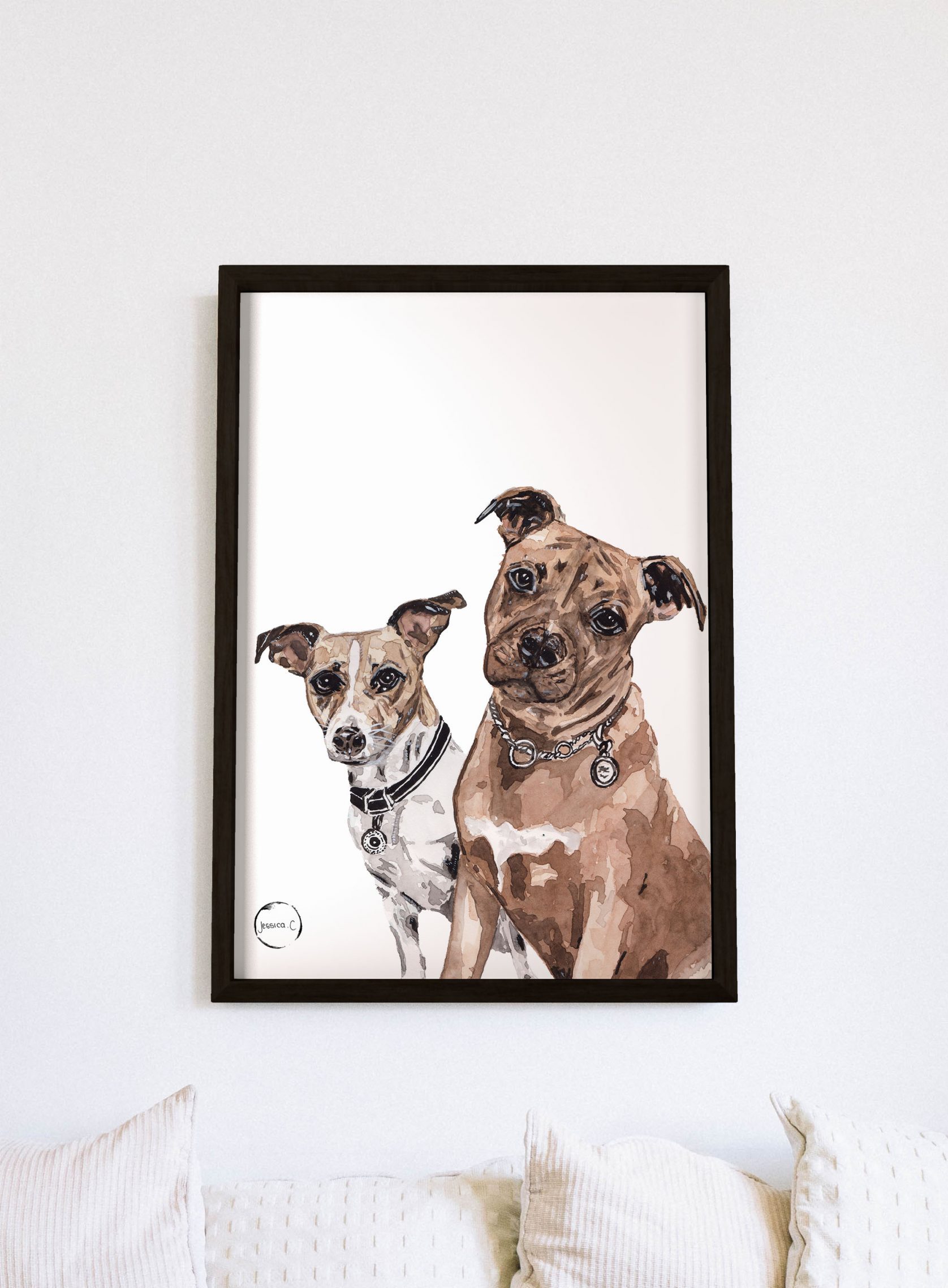 Dino and Bindi Framed